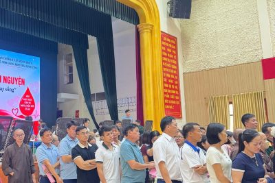Trường Tiểu học Ninh Cường tích cực tham gia Ngày hội hiến máu tình nguyện năm 2026.