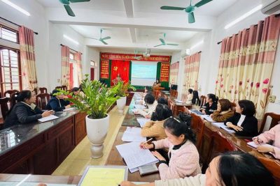 TRƯỜNG TIỂU HỌC TRỰC HÙNG ĐẨY MẠNH TẬP HUẤN CHUYỂN ĐỔI SỐ VÀ ỨNG DỤNG CÔNG NGHỆ TRONG DẠY HỌC.