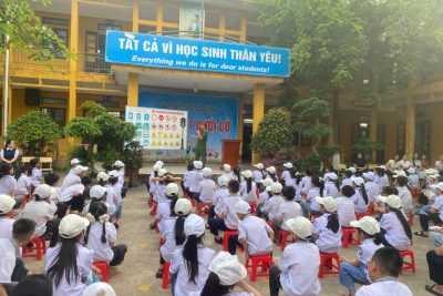 TRƯỜNG TIỂU HỌC TRỰC HÙNG TỔ CHỨC TUYÊN TRUYỀN AN TOÀN GIAO THÔNG VÀ PHÒNG CHỐNG ĐUỐI NƯỚC CHO HỌC SINH.